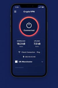 فیلترشکن پرسرعت و نامحدود برای اندروید Crypia VPN